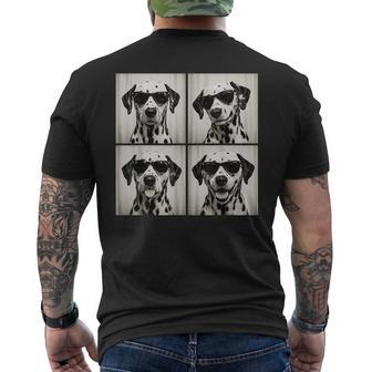 Dalmatian Dog Lover Cute Dalmatian Photo Booth Men's T-shirt Back Print - Thegiftio UK