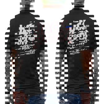 Election President Jack Burton Men's T-shirt Back Print | Mazezy