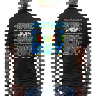 Family Matching Party Brother Of The Birthday Boy Men's T-shirt Back Print | Seseable UK