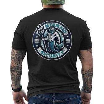 Father Swimming Dad Swimmer Daughter Swim Men's T-shirt Back Print - Thegiftio UK