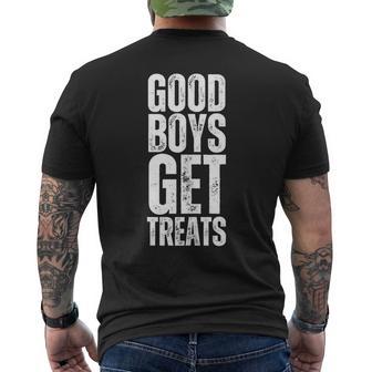 Good Boys Get Treats Men's T-shirt Back Print - Thegiftio UK