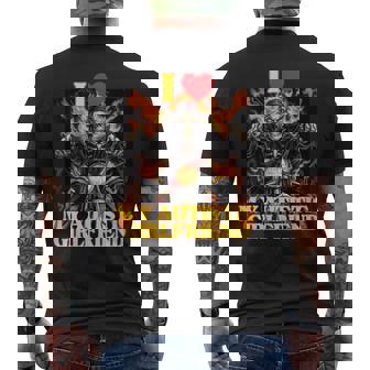 I Heart My Autistic Girlfriend Hard Skeleton Meme Men's T-shirt Back Print - Thegiftio