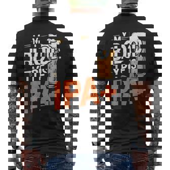 Ipa Beer Quote Men's T-shirt Back Print | Mazezy