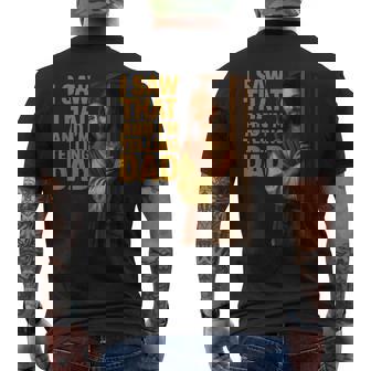 Jesus I Saw That I'm Telling Dad Religious Men's T-shirt Back Print - Monsterry