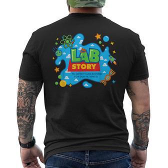 Lab Week Lab Story 2026 Phlebotomist Med Outfit Men's T-shirt Back Print - Thegiftio UK