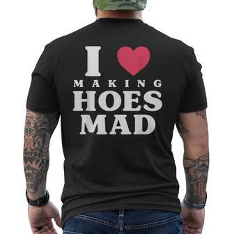 I Love Making Hoes Mad Apparel Men's T-shirt Back Print - Thegiftio UK