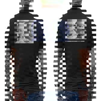 Niche Baby Gen Z Meme Ai Viral Giggling Ai Laughing Men's T-shirt Back Print - Monsterry