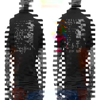 Parrot Wrinkles Only Go Where Smiles Have Been Men's T-shirt Back Print - Monsterry