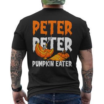 Peter Pumpkin Eater Halloween Costume Boyfriend Men's T-shirt Back Print - Thegiftio UK