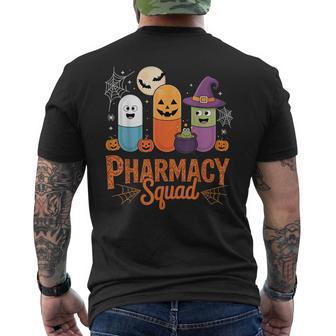 Pills Pharmacy Pharmacist Squad Cute Halloween Costume Men's T-shirt Back Print - Thegiftio UK