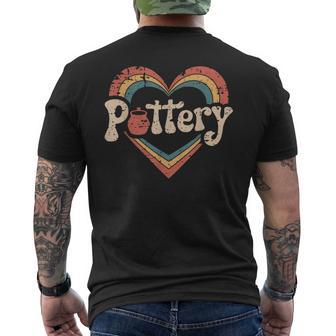Pottery Lover Ceramic Artist Jm Black Classic Modern Lightweight Classic Fit Polyester 100 Adults Men's T-shirt Back Print | Mazezy