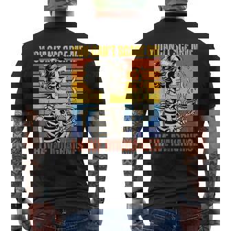 Skeleton Migraine Awareness Headache I Have Migraines Men's T-shirt Back Print - Thegiftio