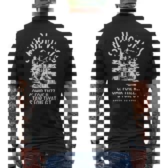 Skibidi Ohio Rizz Toilet Skibidi Gyatt Skibidi Meme Men's T-shirt Back Print | Mazezy