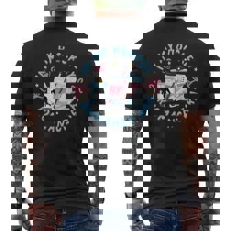 Sport Romance Reader Reading In My Hockey Romance Era Men's T-shirt Back Print | Mazezy