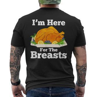 Thanksgiving Turkey Dirty Adult Humor Men's Men's T-shirt Back Print - Thegiftio UK