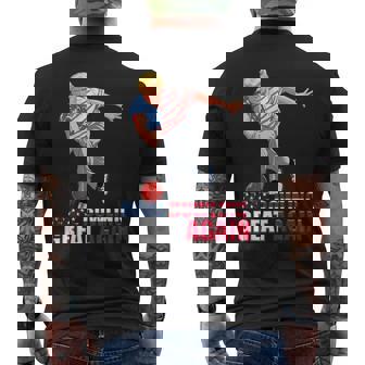 Trump Bowling Make Bowling Great Again Men's T-shirt Back Print - Thegiftio