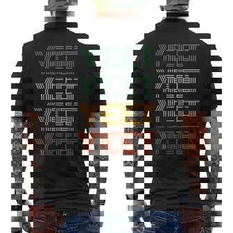 Yeet Gen Z Slang Men's T-shirt Back Print - Monsterry