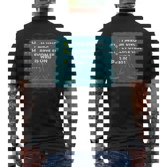 tatistics I Math Geek I Im Wrongtats ギフト メンズTシャツ バックプリント - Kawaiitshirt