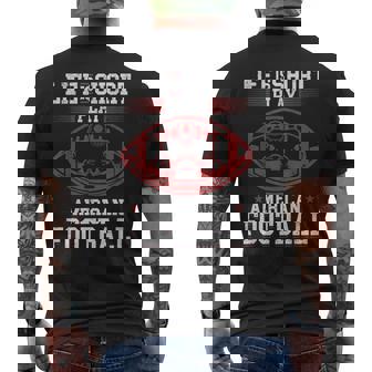 Fútbol Americano Laida Es Un Juego Corto American Football Camiseta Hombre Estampado Espalda - Regaloses