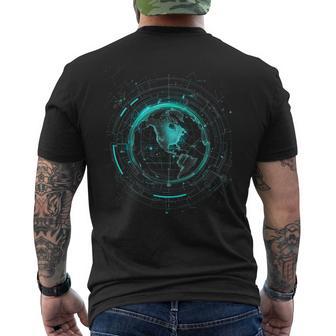 Futuristic Earth Men's T-shirt Back Print - Thegiftio UK