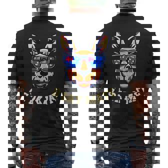 G Day Mate カンガルーオーストラリア国旗シャツ オーストラリア オーストラリア メンズTシャツ バックプリント - Kawaiitshirt