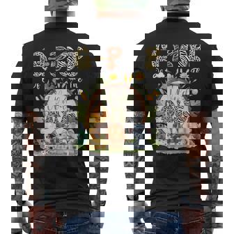 G-Pop Of The Wild One 1St Bday Safari Jungle Animal Men's T-shirt Back Print | Seseable UK