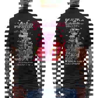 Galentine Squad Ladies Martini Party Celebration Men's T-shirt Back Print | Seseable FR