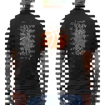 Game Day Basketball Players Sports Basketball Team Lover Men's T-shirt Back Print - Monsterry