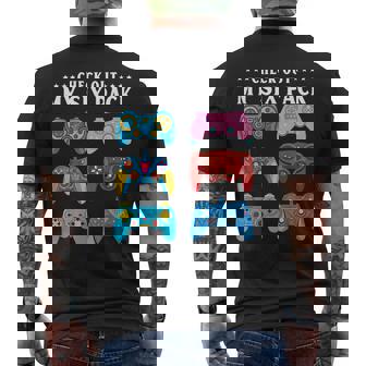 Gamer For Men Boys Gaming Video Game Men's Back Print T-Shirt | Mazezy