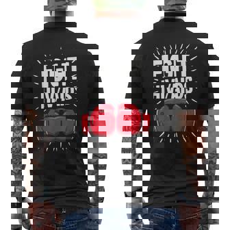 Gants De Boxe Rouges De Lutte Contre LeihSida T-shirt imprimé au dos - Cadeauxyz