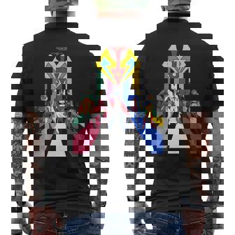 Gatachaman G Fuerza Batalla De Los Planetas Grupo Retro Manga Larga Camiseta Hombre Estampado Espalda - Regaloses