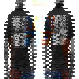 Gatos Artísticos Regalo Estético Para La Historia Del Arte Y Los Amantes De Los Gatos Camiseta Hombre Estampado Espalda - Regaloses