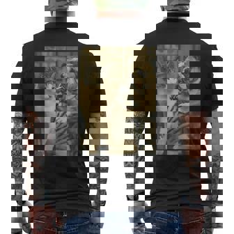 Gatosintage Tatuaje Perro Tinta Artista Divertido Meme Camiseta Hombre Estampado Espalda - Regaloses