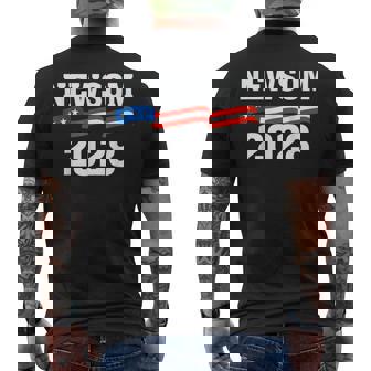 Gavin Newsom 2028 For President Election Campaign Men's T-shirt Back Print | Seseable FR