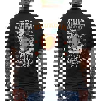 Georgia Peach State Graphic Southern Pride Souvenir Men's T-shirt Back Print - Monsterry