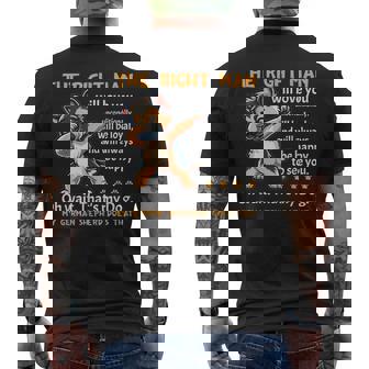 German Shepherd Dog Lover Quote German Shepherd Men's T-shirt Back Print - Thegiftio