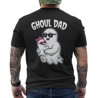 Ghoul Dad Daddy Spooky Halloween Ghost Costume Men's T-shirt Back Print - Thegiftio UK