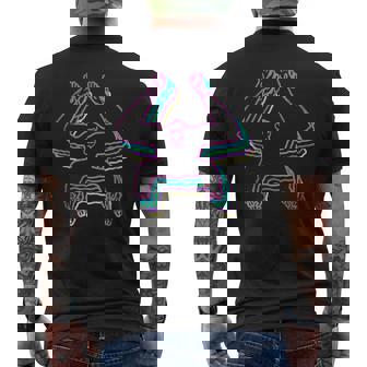 Gibboningeinge Animal Coloré T-shirt imprimé au dos - Cadeauxyz