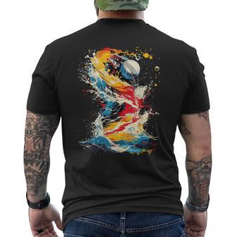 Giocatore Di Pallanuoto Artsyulla Pallanuoto Di T-shirt da uomo con stampa posteriore - Novitaregali