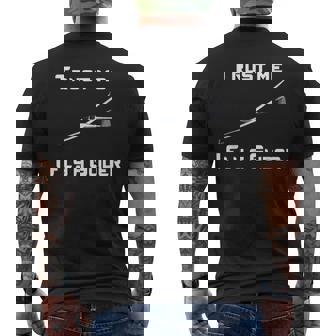 Glider Pilot T Shirt Gliding Sailplane Plane Aircraft Men's Back Print T-Shirt | Mazezy