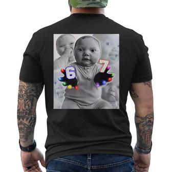 Gloving Niche Baby 67 Six Seven Hand Ai Baby Meme Men's T-shirt Back Print | Mazezy