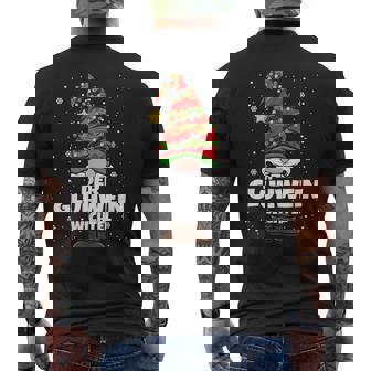 Glühwein Wichtel Weihnachten T-Shirt mit Rückendruck - Seseable