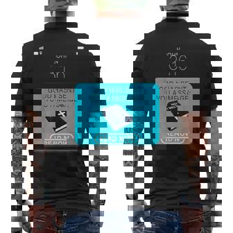 God Hased You A Message – 今すぐ読む メンズTシャツ バックプリント - Kawaiitshirt