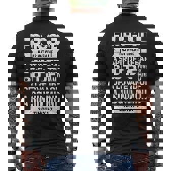 God Has Not Given Me A Spirit Of Fear Power And Of Love Men's T-shirt Back Print | Seseable UK