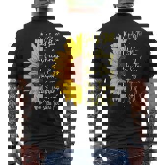 God Is Still Writing Your Story Stop Trying To Steal The Pen Men's T-shirt Back Print | Mazezy