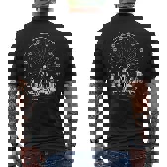 Grande Roue De Carnaval Festival Comté Et Parc D'attractions T-shirt imprimé au dos - Cadeauxyz