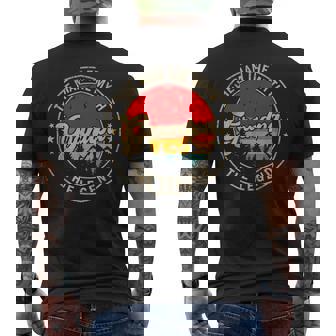 Grandpa The Man The Myth The Legend Father's Day For Grandpa Men's T-shirt Back Print | Mazezy