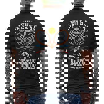 Graphique Original Je Peux Pas J'ai Tennis T-shirt imprimé au dos - Cadeauxyz