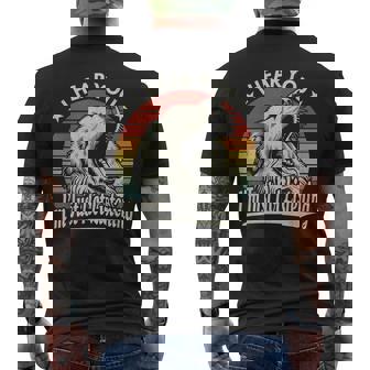 Great Pyrenees I Hear You I´M Just Not Listening Yawning Dog Men's T-shirt Back Print - Monsterry