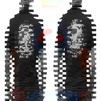 Greenland Guard Polar Bear Spear Arctic Emblem Men's T-shirt Back Print - Monsterry